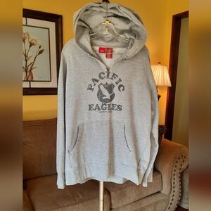 RARE Vintage Y2K Mossimo Pacific Eagles Gray Hoodie